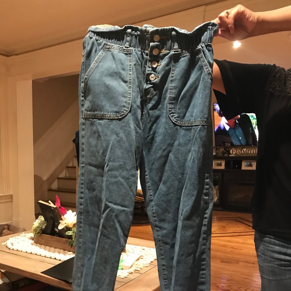 Cute Waist Belted jeans